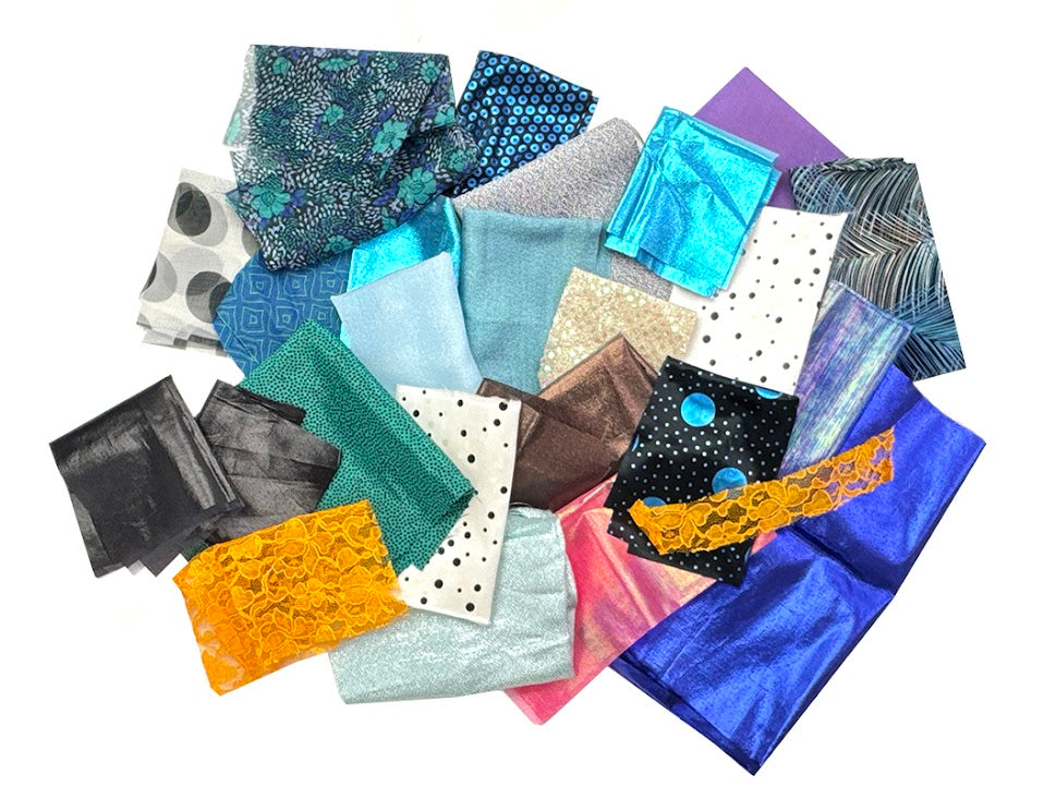 Shiny Mermaid Fabrics Scrap Pack