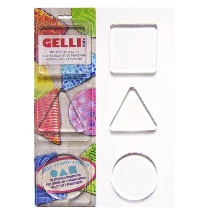 Gelli Arts Mini Printmaking Plates - RST1 Shapes
