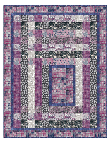 Modern Weave Quilt Kit with Into Focus Modern Weave Quilt Kit with Into Focus | 57x73 Top & Binding