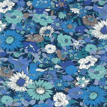 Kokka Japanese Lawn Fabric - Flownny Floral Flownny Floral Japanese Lawn Fabric - Kokka | Artistic Artifacts