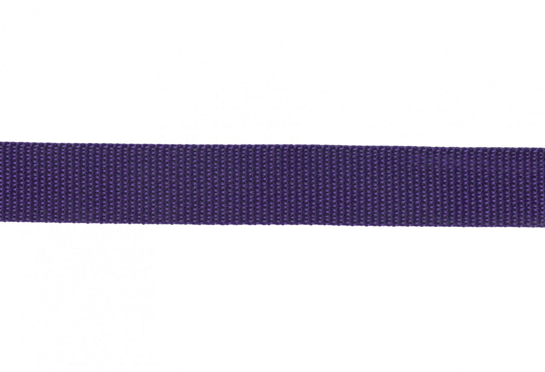 1" Polypropylene Webbing/Strapping - PURPLE - sold per 3 yards.