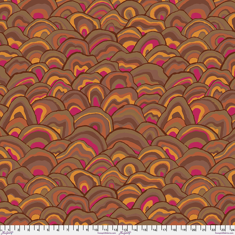 Wobble - Brown, Kaffe Fassett Collective, Aug. 2024