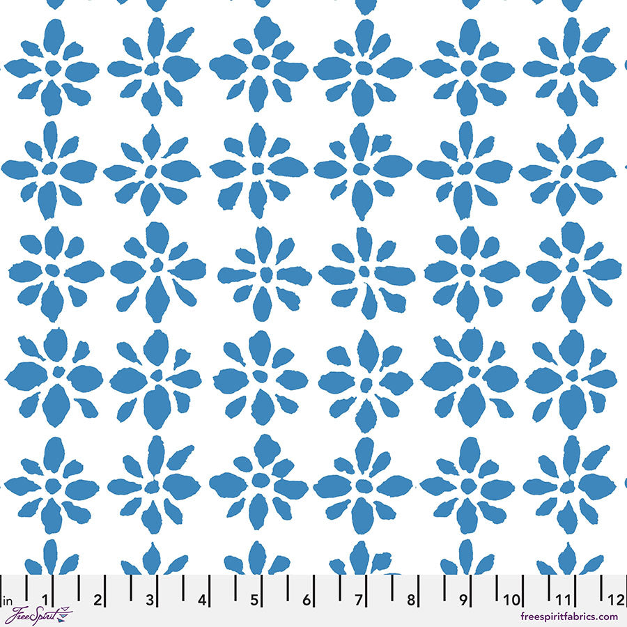 Snow Flower - White, Kaffe Fassett Collective, Aug. 2024