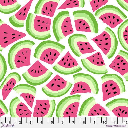 Watermelon slice pattern fabric