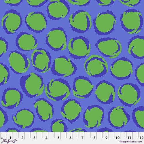 Blue & Green Abstract Fabric Pattern