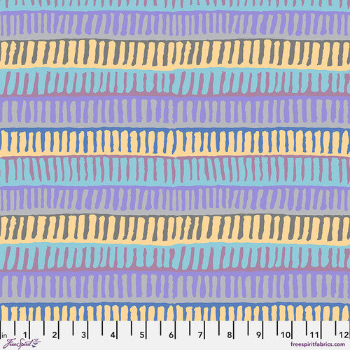 Neutral striped fabric pattern