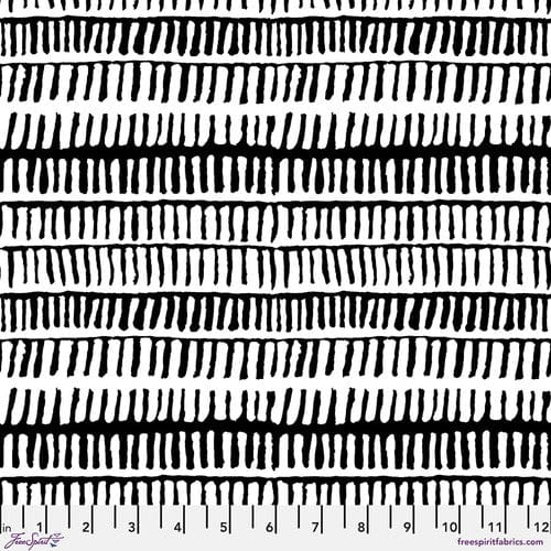 PWBM103 ZEBRA fabric pattern in black and white