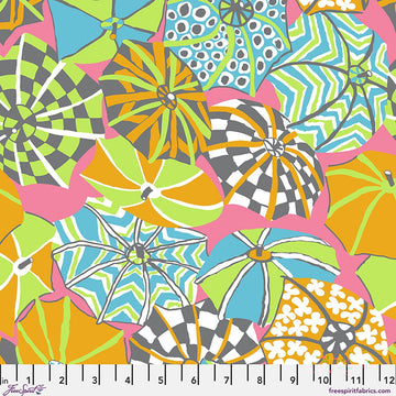 Kaffe Fassett Collective August 2026, English Summer, Pastel Fabric Kaffe Fassett Collective by Brandon Mably - English Summer, Pastel Fabric