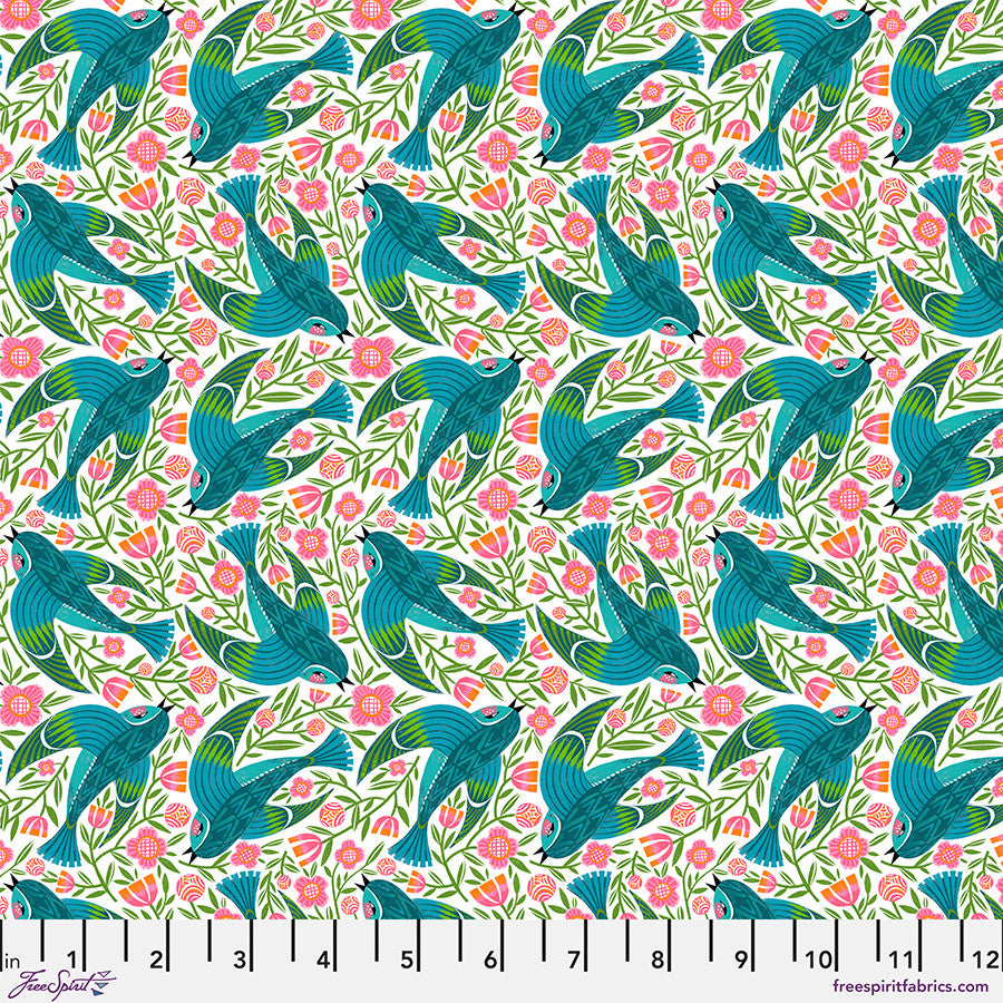 What the Birds Said - Blue Birdy, White