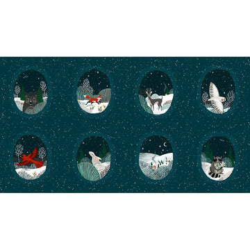Silent Night by Cori Dantini - 24" Panel Silent Night by Cori Dantini 24" Fabric Panel | Artistic Artifacts