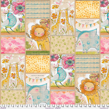 Hello World by Cori Dantini - Mini Menagerie, Tile Fabric Hello World by Cori Dantini - Mini Menagerie, Tile Fabric