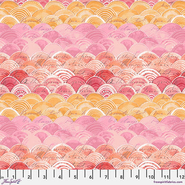 Hello World by Cori Dantini - Itty Bitty Pink, Pink Fabric Hello World by Cori Dantini - Itty Bitty Pink, Pink Fabric