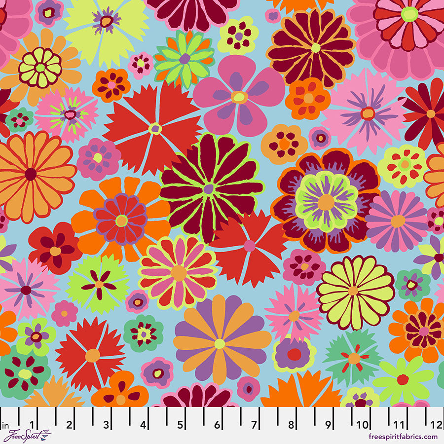 Folk Flower - Pink, Kaffe Fassett Collective, Aug. 2024