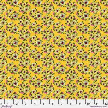 Springtime Splendour by Kirsten Katz - Sunshine Ditsy Sunshine Ditsy - Springtime Splendour by Kirsten Katz Fabric