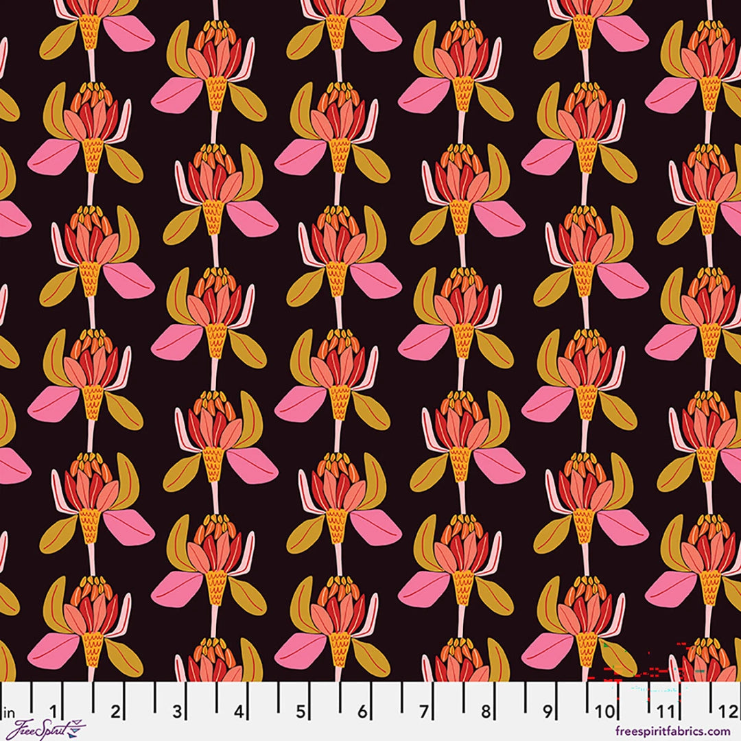 Springtime Splendour by Kirsten Katz - Protea Majestica Protea Majestica - Springtime Splendour, Kirsten Katz Fabric
