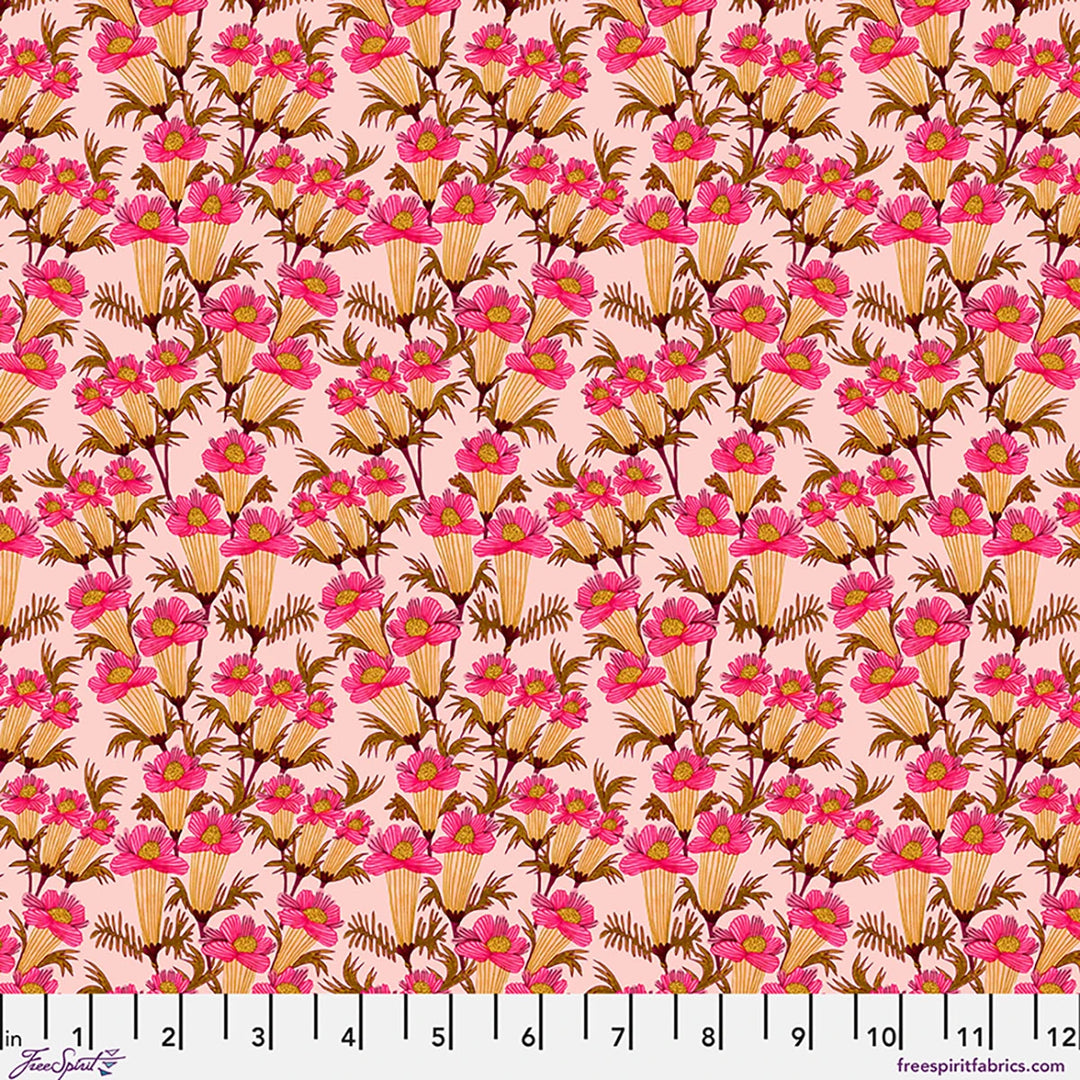 Springtime Splendour by Kirsten Katz - Vintage Blossoms, Blush Vintage Blossoms - Springtime Splendour, Kirsten Katz Fabric