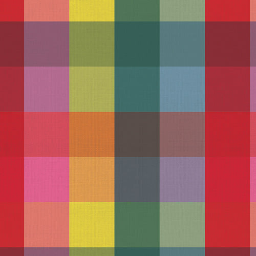 Picnic Wovens - Large Plaid, Rainbow 57/58 in