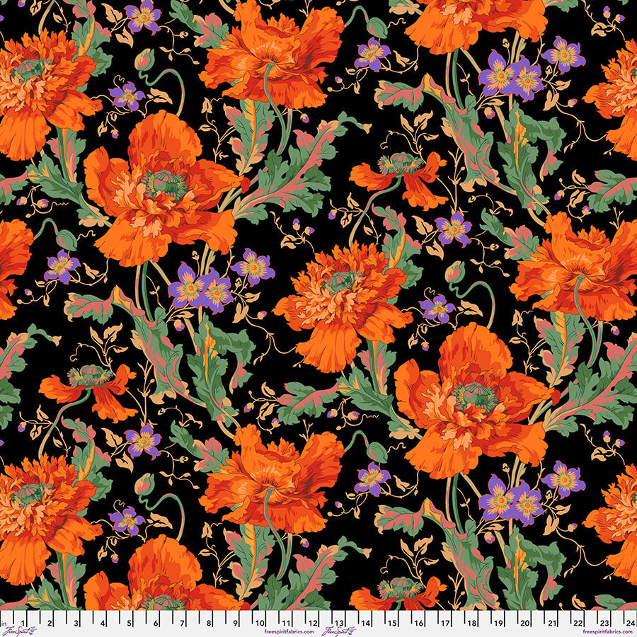 Papaver - Orange, Kaffe Fassett Collective, Aug. 2024