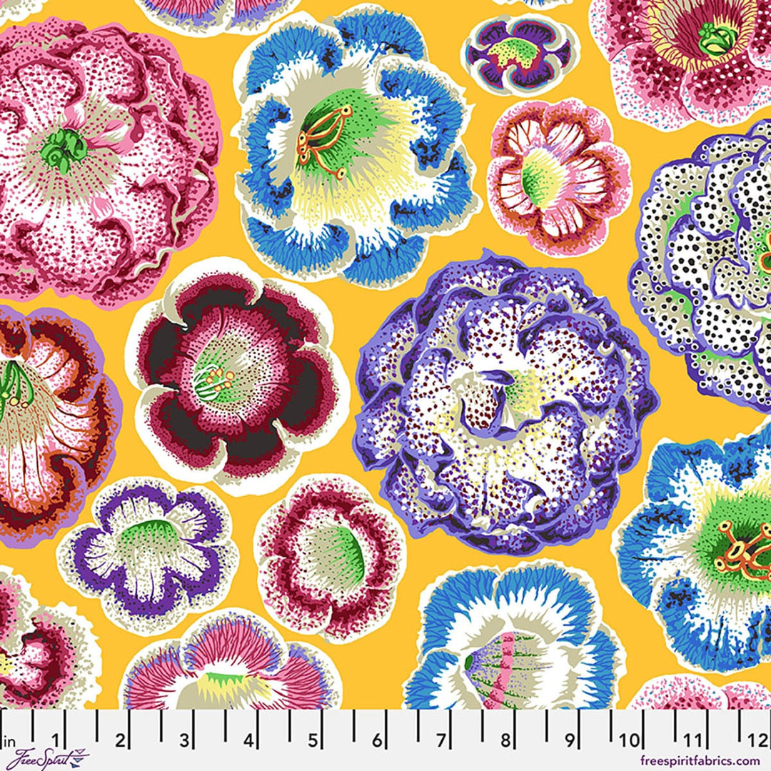 Kaffe Fassett Collective August 2026, Helen, Yellow Fabric Kaffe Fassett Collective by Philip Jacobs - Helen, Yellow Fabric