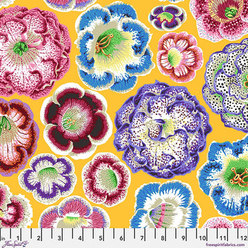 Kaffe Fassett Collective August 2026, Helen, Yellow Fabric Kaffe Fassett Collective by Philip Jacobs - Helen, Yellow Fabric
