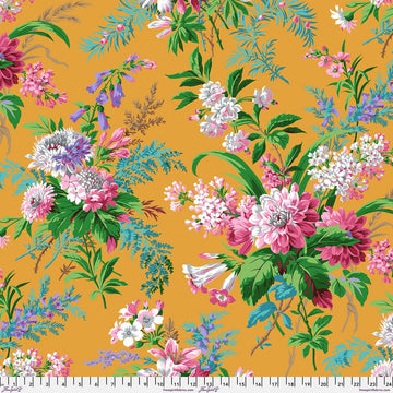 Kaffe Fassett Collective August 2026, Jardin, Gold Fabric Kaffe Fassett Collective by Philip Jacobs - Jardin, Gold Fabric