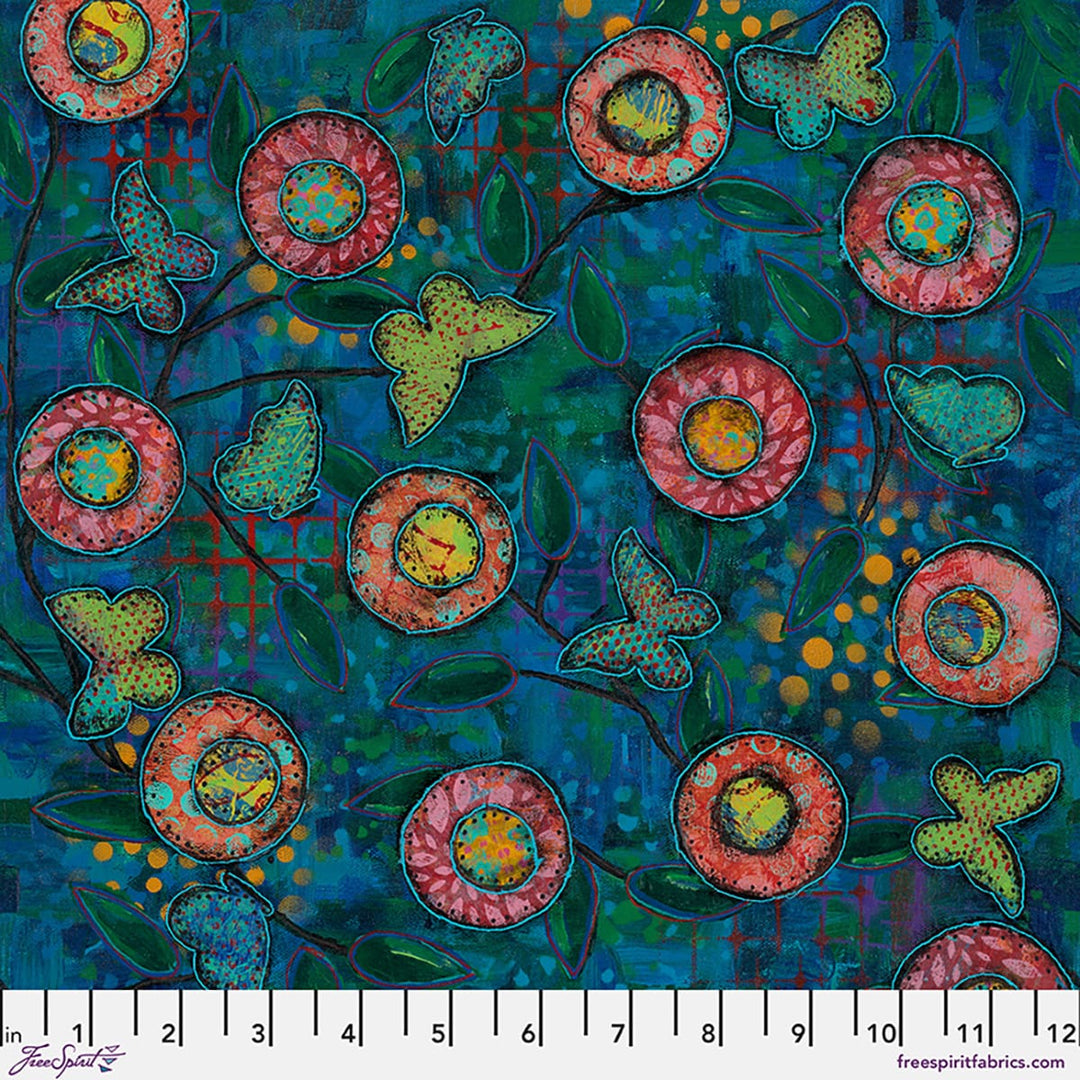 Wings of Wonder - Tapestry, Blue