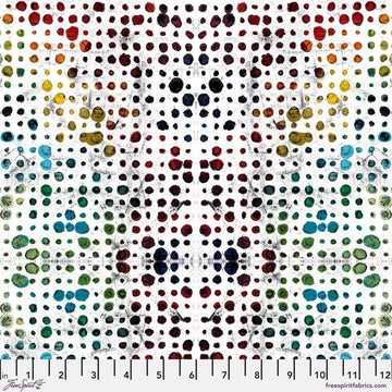 Radiant Grove by Sue Penn - Small Glow, White Small Glow White | Radiant Grove Fabric by Sue Penn