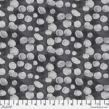 Into Focus by Sarah Sczepanski - Gray Ink, Charcoal Gray Ink Charcoal | Into Focus Fabric by Sarah Sczepanski