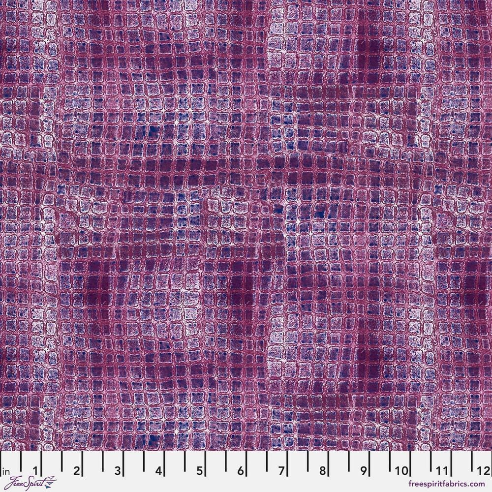 Into Focus by Sarah Sczepanski - Pink Grass Cloth, Magenta Pink Grass Cloth Magenta | Into Focus Fabric by Sarah Sczepanski
