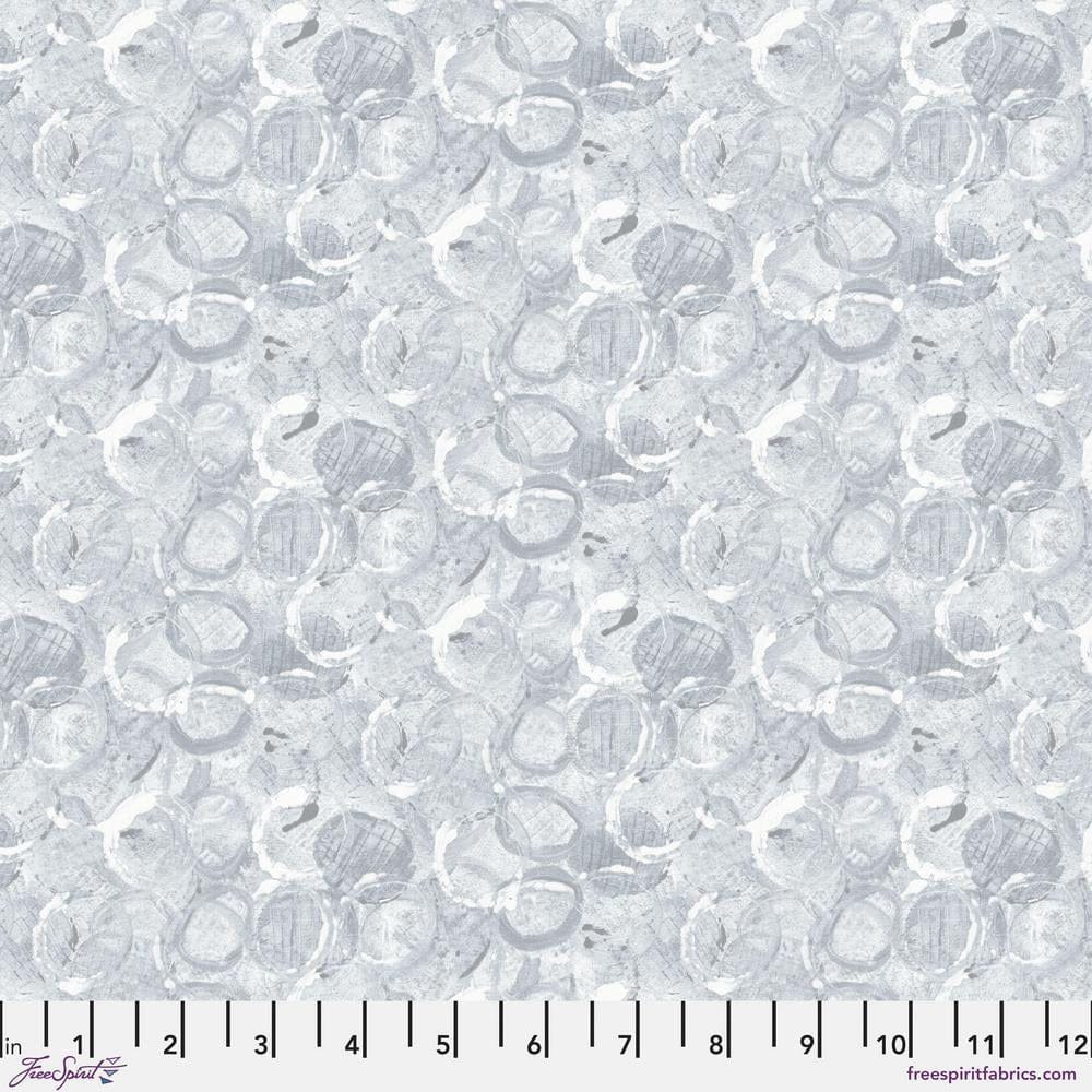 Into Focus by Sarah Sczepanski - Stamped, Fog Stamped Fog | Into Focus Fabric by Sarah Sczepanski