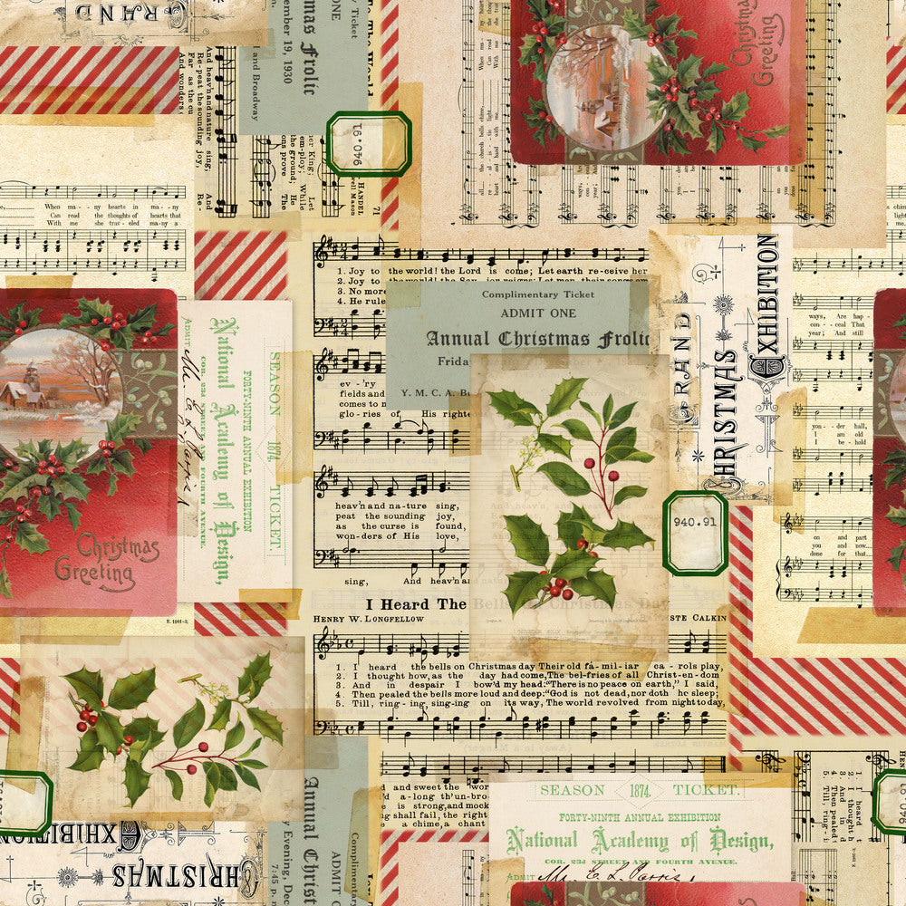 Holidays Past by Tim Holtz, Holiday Collage