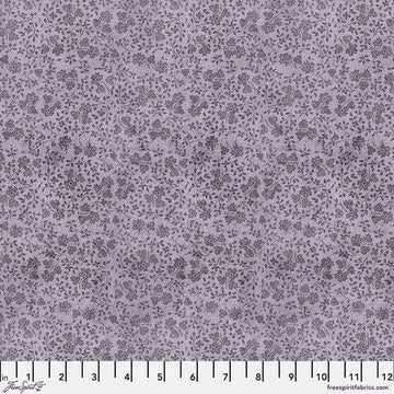 Purple floral fabric PWTH308
