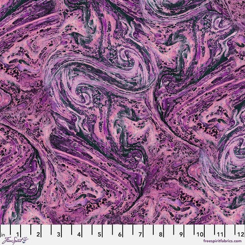 Purple marble fabric pattern