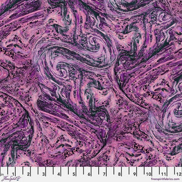 Purple marble fabric pattern