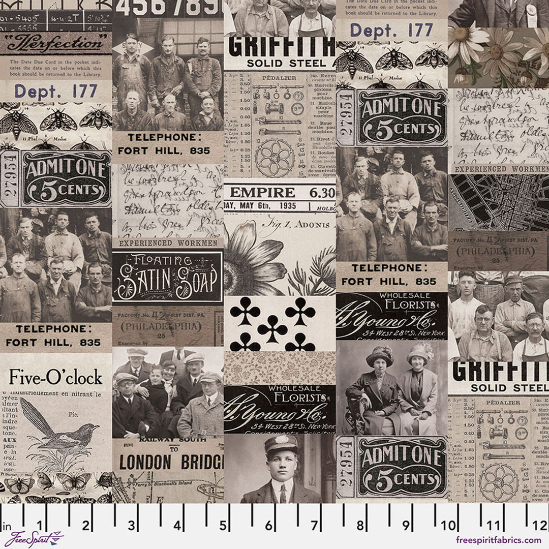 Palette by Tim Holtz, Charcoal Color Story (October '25) - Charcoal Collage