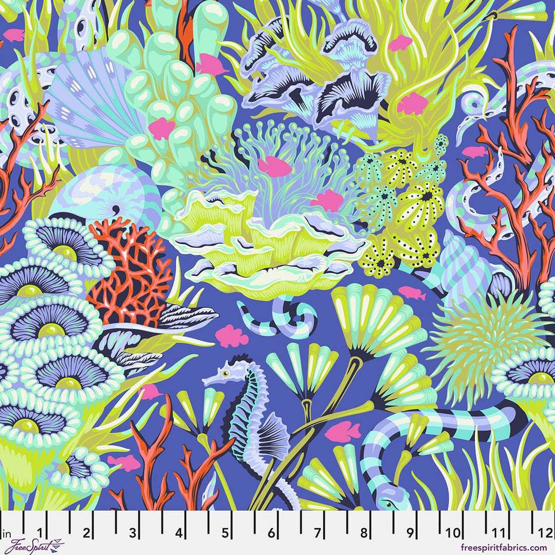 Floral Reef by Tula Pink - Reef What You Sew, Marine
