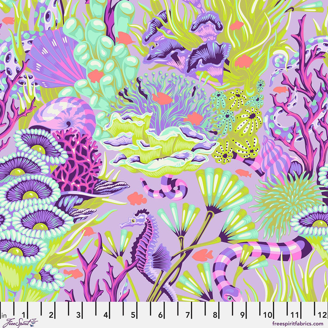 Floral Reef by Tula Pink - Reef What You Sew, Ultraviolet