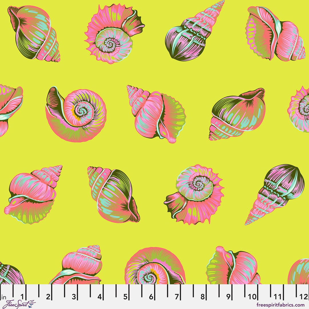 Floral Reef by Tula Pink - Lil Shelly, Seagrass