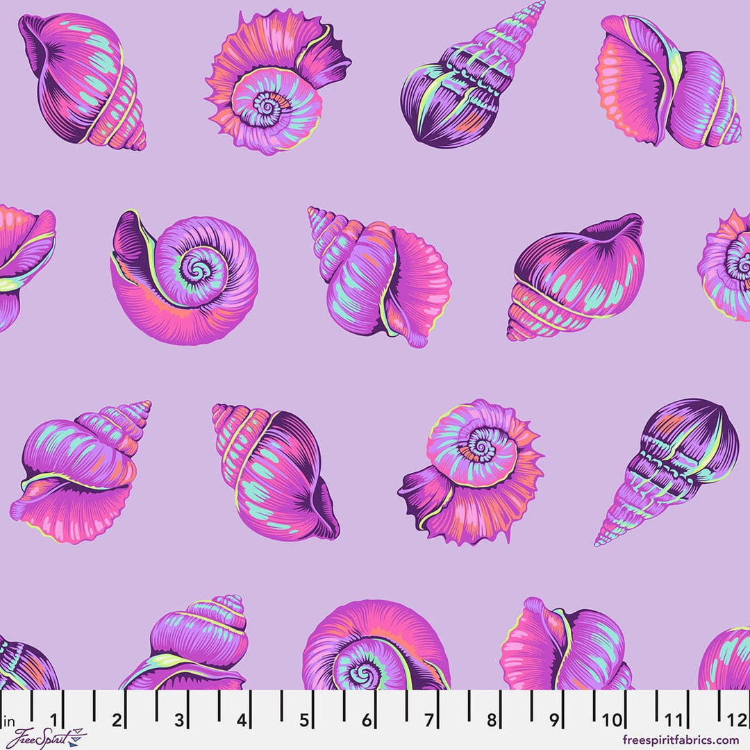 Floral Reef by Tula Pink - Lil Shelly, Ultraviolet