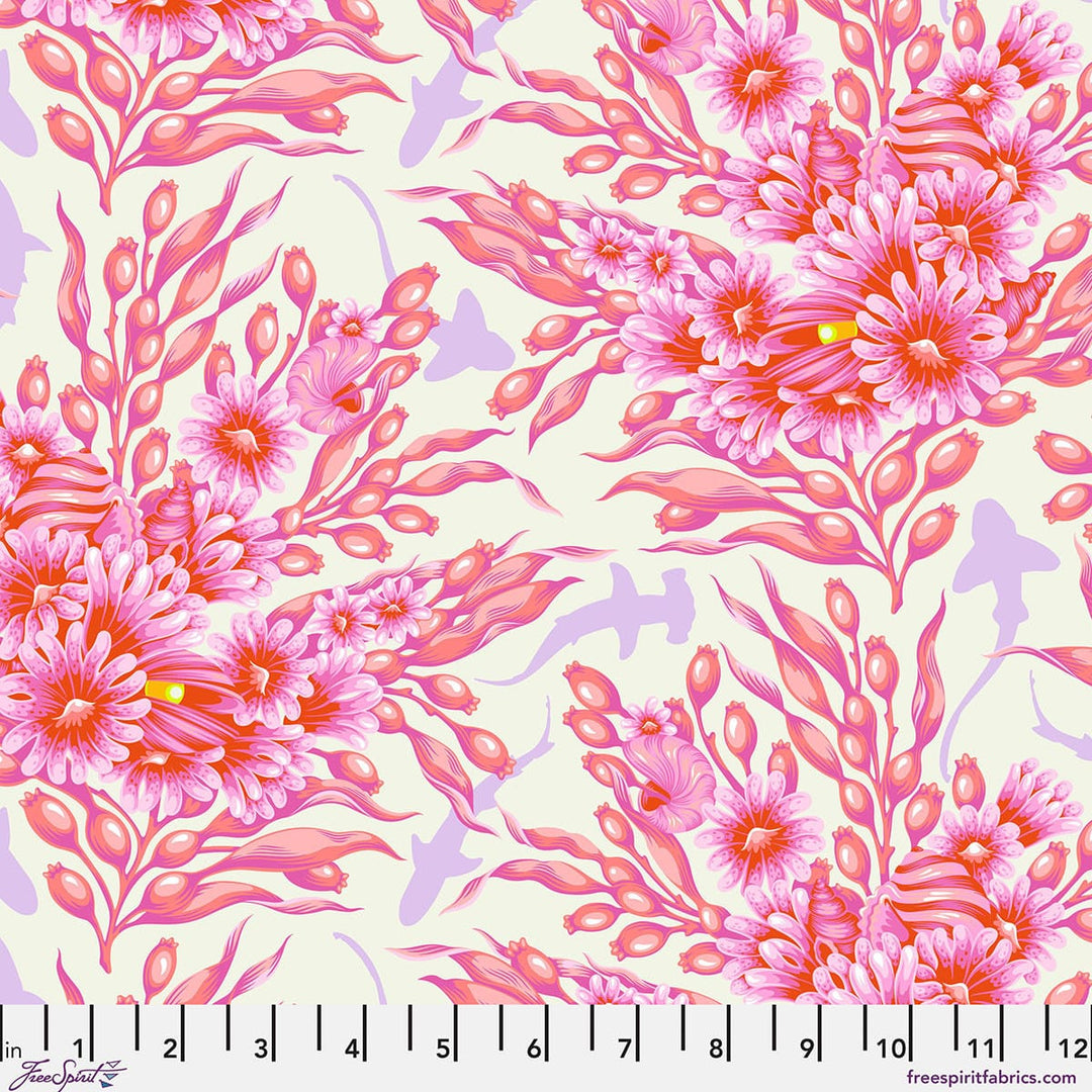 Floral Reef by Tula Pink - Shadow Sharks, Delphine