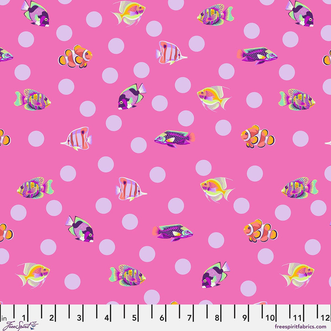 Floral Reef by Tula Pink - School Crossing, Delphine