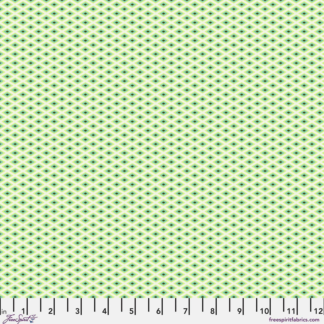 Floral Reef by Tula Pink - Lighthouse Windows, Seagrass