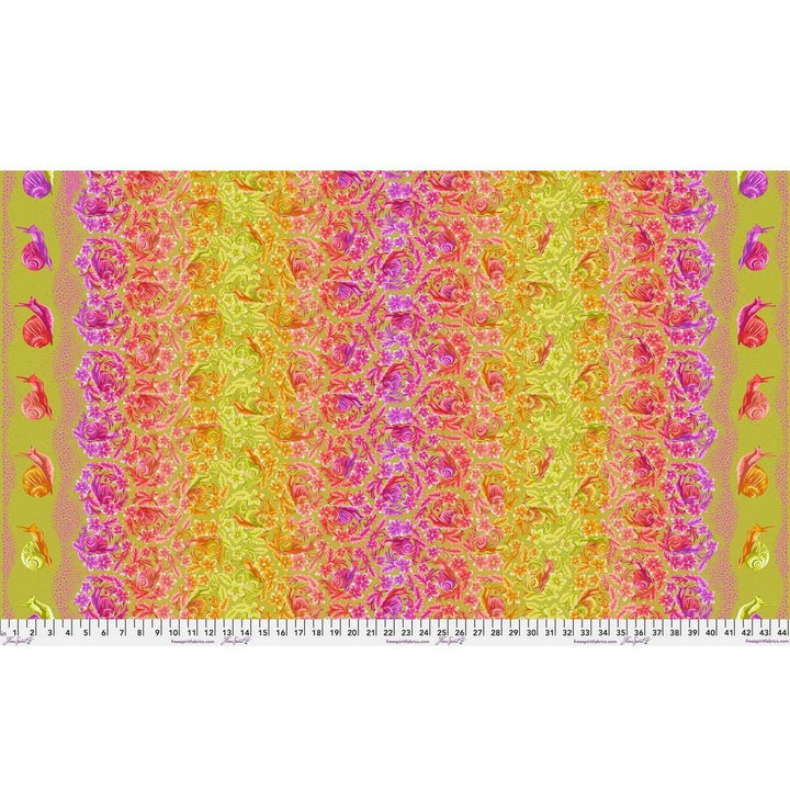 Down to Earth by Tula Pink - Snailed It!, Afterglow Down to Earth by Tula Pink - Snailed It!, Afterglow Fabric