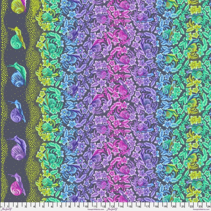 Down to Earth by Tula Pink - Snailed It!, Daybreak Down to Earth by Tula Pink - Snailed It!, Daybreak Fabric
