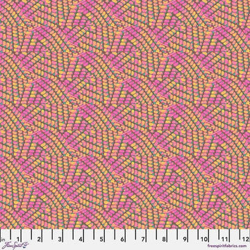 Fairy fabric pattern PWWR061 with pink and orange detail