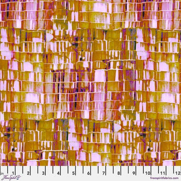 Rose gold abstract fabric pattern
