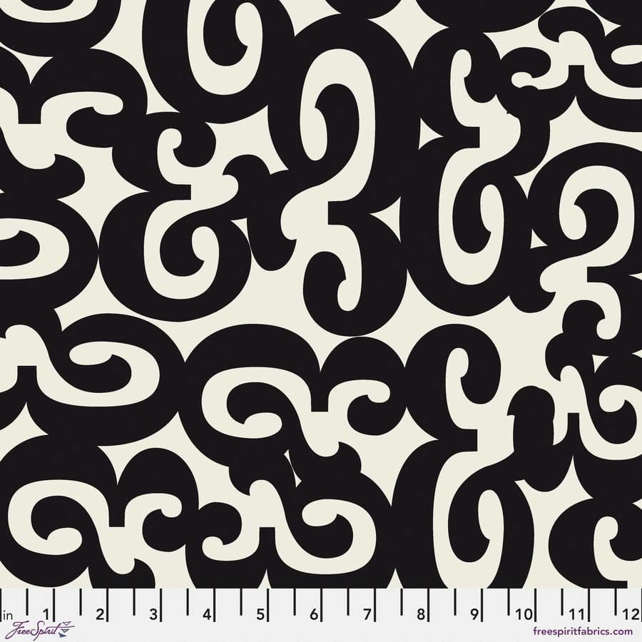 Ampersand by Zen Chic - Ampersand, Newspaper Ampersand Newspaper | Ampersand by Zen Chic Cotton Quilting Fabric
