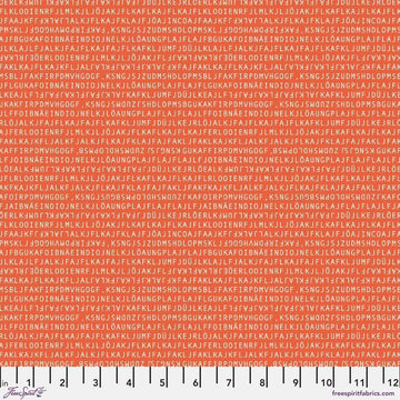 Ampersand by Zen Chic - Code, Ember Code Ember | Ampersand by Zen Chic for FreeSpirit Cotton Fabric