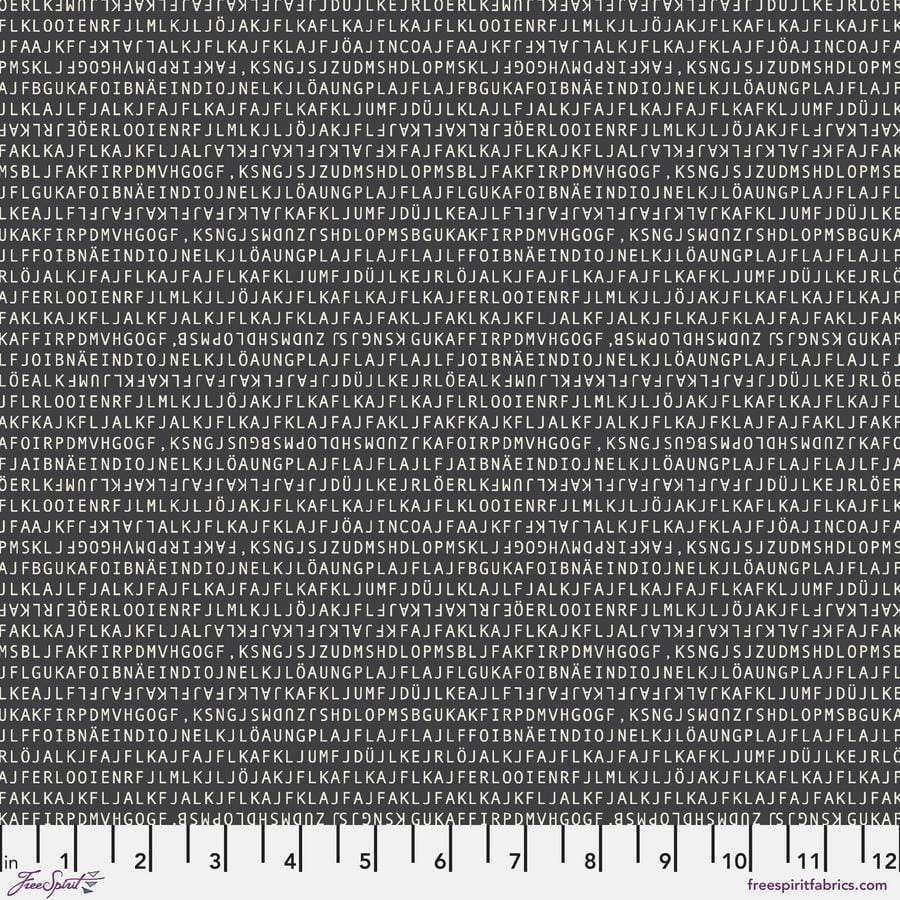Ampersand by Zen Chic - Code, Flint Code Flint | Ampersand by Zen Chic for FreeSpirit Cotton Fabric
