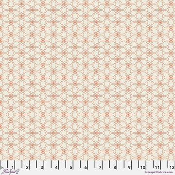 Ampersand by Zen Chic - Tangled, Ember Tangled Ember | Ampersand by Zen Chic Cotton Quilting Fabric